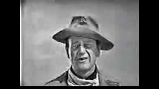 John Wayne telling you about the Alamo and the republic of Texas