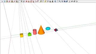 Урок 3 конус, бублик, сфера, пирамида и другие геометрические фигуры в SketchUp.