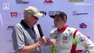 RACER: Pato O'Ward Wins Iowa Indy Lights Race