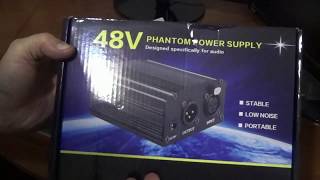 Фантомное питание для конденсаторного микрофона с gearbest