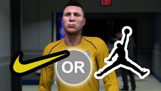 DECIDING BETWEEN NIKE AND JORDAN! NBA 2K18 My Career #10