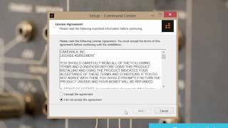 SONAR Activation and Installation using Command Center (Artist, Professional, and Platinum)