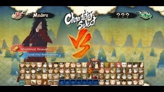 Naruto Shippuden UNS3 All Characters Ninjutsus & Ultimate Jutsus
