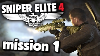 SNIPER ELITE 4 Walkthrough Mission 1 - DOUBLE KILL!!!