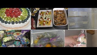 تنظيف وترتيب الثلاجة بطريقة بسيطة وفعالة/غذاء ربيعي صحي/تحلية باردة روعة لشهررمضان الكريم