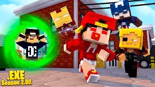 Minecraft .EXE2.0 - JACK MESSES UP & TURNS ALL THE SUPERHEROES INTO BABIES!!