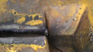 Welding of cast iron   Сварка чугуна ПАНЧ 11. противовес погрузчика