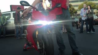 Ducati 1199 Panigale Unvailing With Engine Start and Termignoni Exhaust