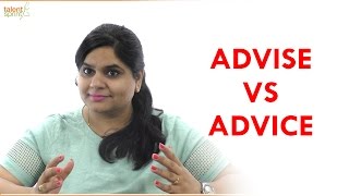 ADVISE vs ADVICE | English Communication Tips | TalentSprint