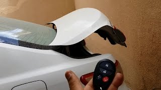 Remote Trunk Release Installation