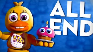 FNAF World ALL ENDINGS | IT'S TIME TO DIE!