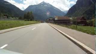 Gotthardstrasse mit dem Auto von Erstfeld nach Silenen