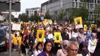 Islam: R4bia-Demo in Stuttgart am 31.08.2013, Teil 1