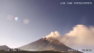 Monitoreo Volcán Popocatépetl EN VIVO