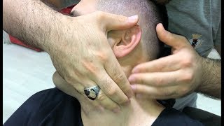 ASMR MASSAGE | ASMR BARBER |  No Talking | Sleep Time | face,neck,care,head,back,body,crack,Relaxing