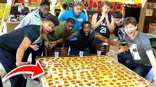 $1000 WORLDS LARGEST PIZZA EATING CHALLENGE W/2HYPE!