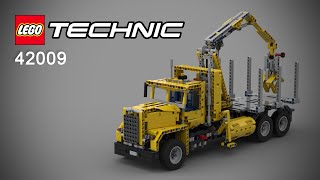 Lego Technic 42009 Mobile Crane MK II C model #1 [Instruction included]