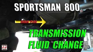 Sportsman 800 Transmission Rear Differential Gearcase Fluid Change:
Polaris AGL Fluid