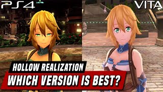 Sword Art Online: Hollow Realization - PS4 vs VITA Comparison