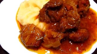 Как приготовить гуляш из свинины с подливкой