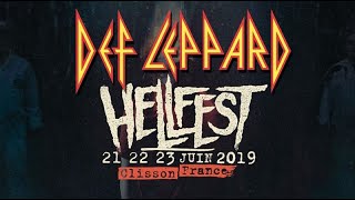 Def Leppard Live Full Concert 4K @ HELLFEST Open Air Festival 2019 Clisson France June 22nd 2019