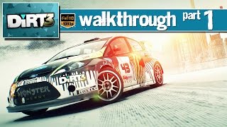 DiRT 3 - Gameplay Walkthrough - Part 1 [No Commentary/1080p]