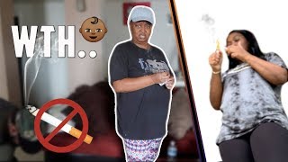 SMOKING WHILE BREASTFEEDING PRANK ON MOM!(VERY EMOTIONAL)