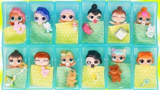 LOL Surprise Dolls + Lil Sisters Mix Wrong Bunk Beds