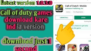 Call of Duty Mobile 1.0.3 Update | How To Download & Install