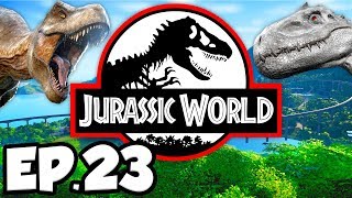 Jurassic World: Evolution Ep.23 - TYRANNOSAURUS REX T-REX DINOSAURS RELEASE! (Gameplay / Let's Play)