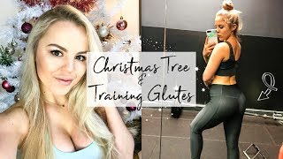 ChristmASS Booty Workout + Decorating The Christmas Tree | Vlogmas 8