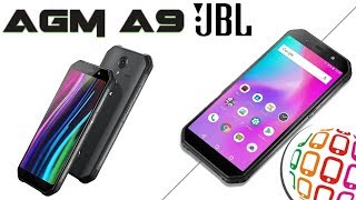 AGM A9 JBL  4 динамика и ip68