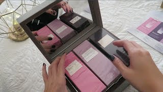 ASMR: sons de plastico, tapping e sussurro com presentes recebidos (para relaxar e dar sono)