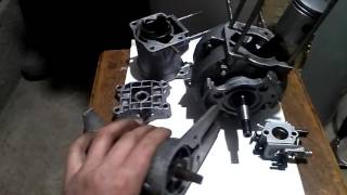 Доработка лодочного мотора Салют часть 1.