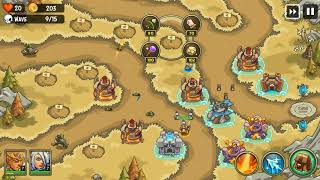 Empire Warriors TD : level 18 - Iron Halls . Normal Walkthrough.