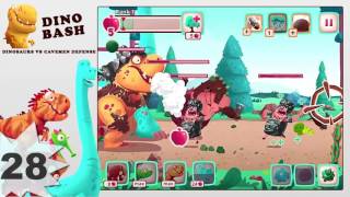 Dino Bash Dinosaurs vs Cavemen Defense EP 28 Levels 81,82
