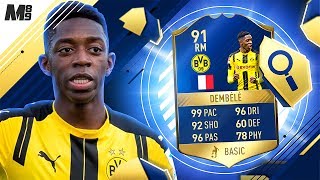 FIFA 17 TOTS DEMBELE REVIEW | TOTS DEMBELE 91 | FIFA 17 ULTIMATE TEAM PLAYER REVIEW