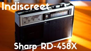 Sharp RD-458X Retro Radio / Cassette Player