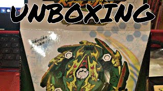 Unboxing Beyblade Burst GT Fake Jenama Flame Bushin Ashura