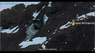 Antarctica Cave Entrance Alien UFO Conspiracy