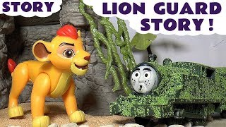Lion Guard Game by Thomas and Friends Tom Moss with Peppa Pig Toys and Play Doh Family Fun