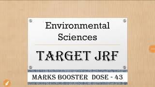 TARGET JRF | environmental sciences| net jrf exam| mind mapping