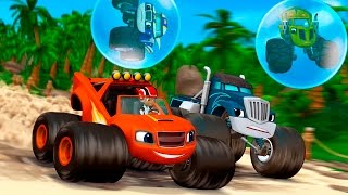 Мультики для детей - Гонка на помощь. Игровой мультфильм про машинки.
