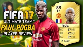 FIFA 17 PAUL POGBA (88) PLAYER REVIEW! FIFA 17 ULTIMATE TEAM!