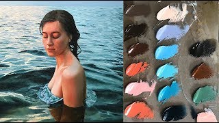 Oil Painting Time Lapse | Calm Waves