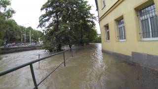 Praha - Botič - povodně 2.6.2013