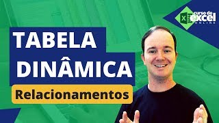 Tabela Dinâmica Utilizando Várias Tabelas  no EXCEL | Relacionamento entre Tabelas