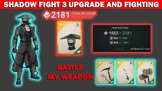 Shadow Fight 3 Upgrade Legendary Helm STEALTH VISOR and Battle √