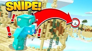 EPIC BOW KILL SHOT! (Minecraft Skywars)