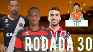 CARTOLA FC 2017 - DICAS & TIME DE VALORIZAÇÃO! - RODADA 30 (MÉDIA DE 10 CARTOLETAS POR RODADA)